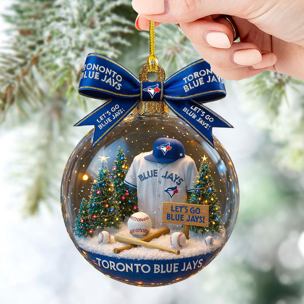 Toronto Blue Jays Custom Shape 2-sided Acrylic Ornament – TMTHU1812