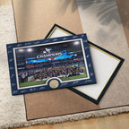 Toronto Blue Jays 2025 American League Champions Rectangle Canvas With Inner Frame – HOATT14307