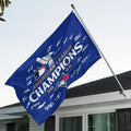 Toronto Blue Jays 2025 American League Champions 3D Double-side House Flag – HOATT14308