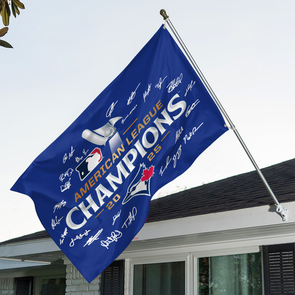 Toronto Blue Jays 2025 American League Champions 3D Double-side House Flag – HOATT14308