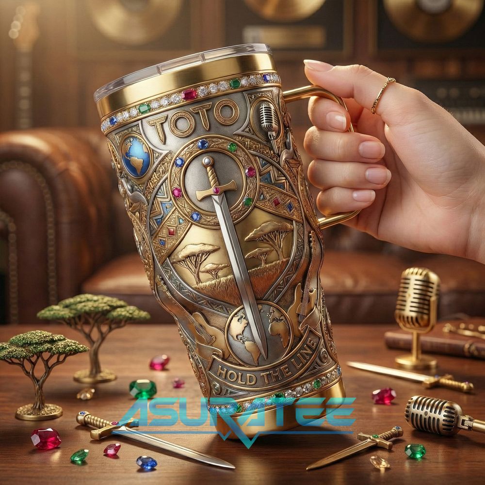 Toto Band Hold The Line Limited Edition YETI Tumbler