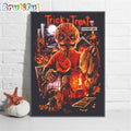 Trick’r Treat Halloween Night Wall Art Poster Canvas