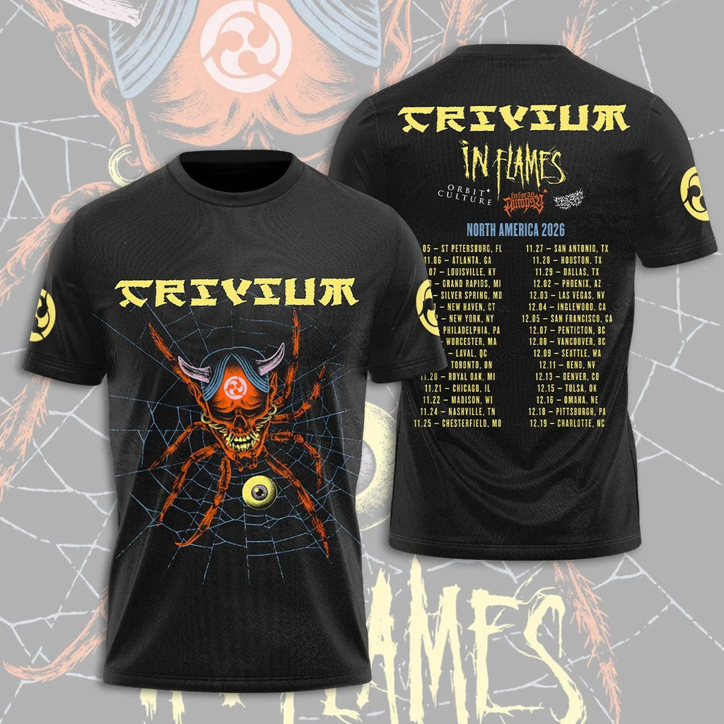 Trivium Tour 2026 3D Apparel – TANTN24959