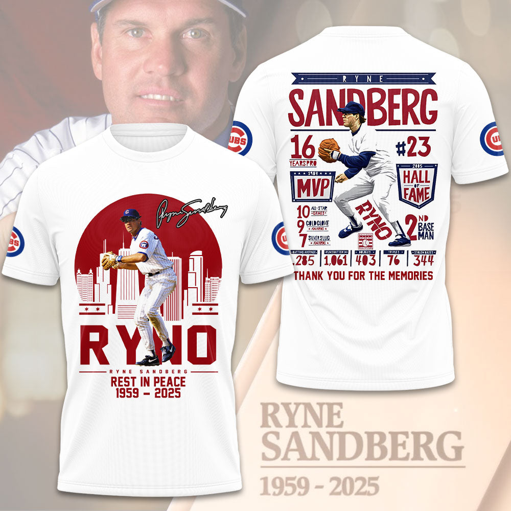 Chicago Cubs x Ryne Sandberg 3D Apparel – GNE 4099