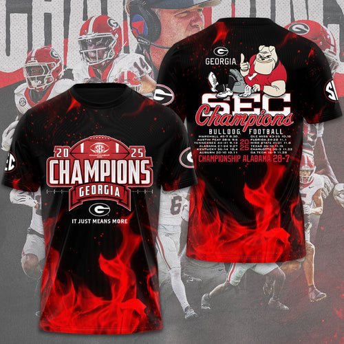 Georgia Bulldogs Football 3D Apparel – GNE4740