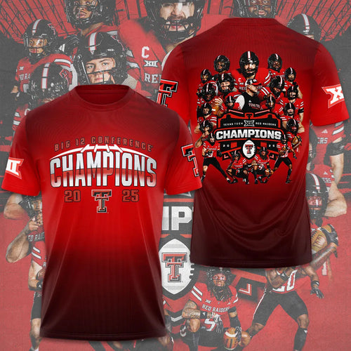 Texas Tech Red Raiders Football 3D Apparel – GNE4746