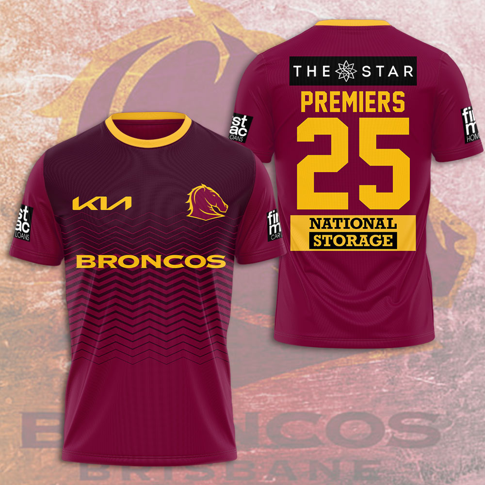 Brisbane Broncos 3D Apparel – TMTHU1708