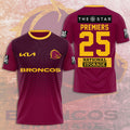 Brisbane Broncos 3D Apparel – TMTHU1708