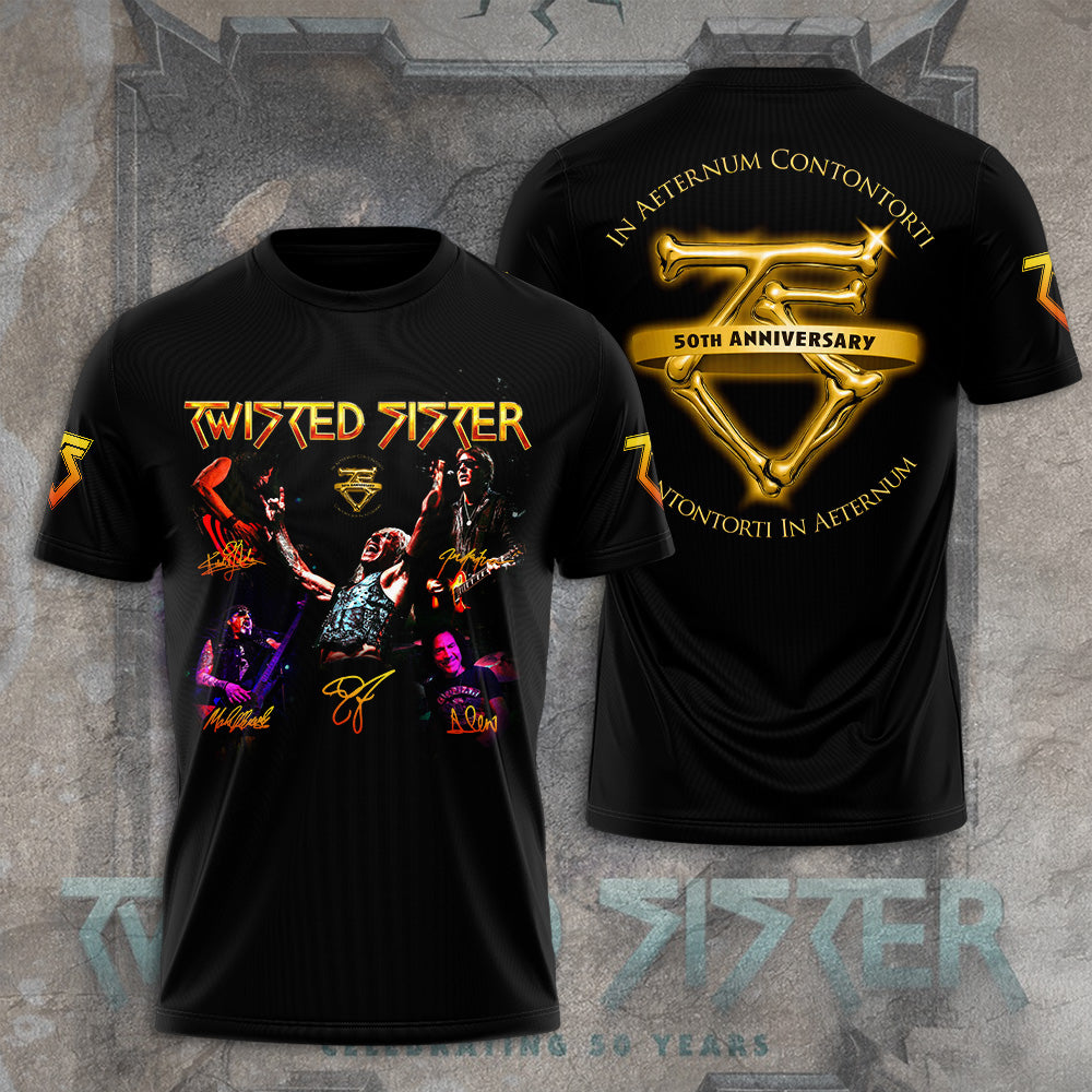 Twisted Sister 50th Anniversary 3D Apparel – GNE4916