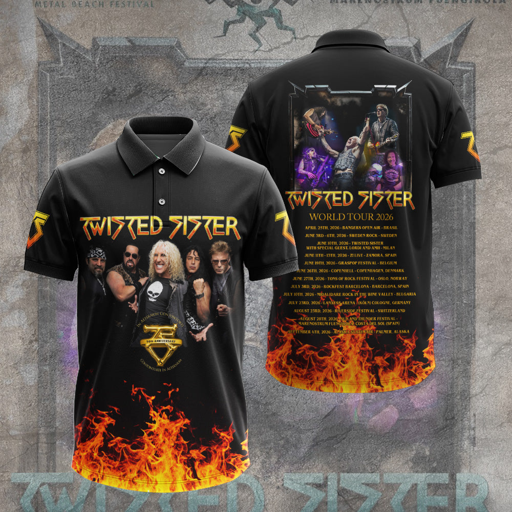 Twisted Sister 50th Anniversary 3D Apparel – GNE4917