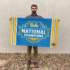 UCLA Bruins 2026 Women's Basketball National Champions 3D Double-side House Flag – TANTN22085