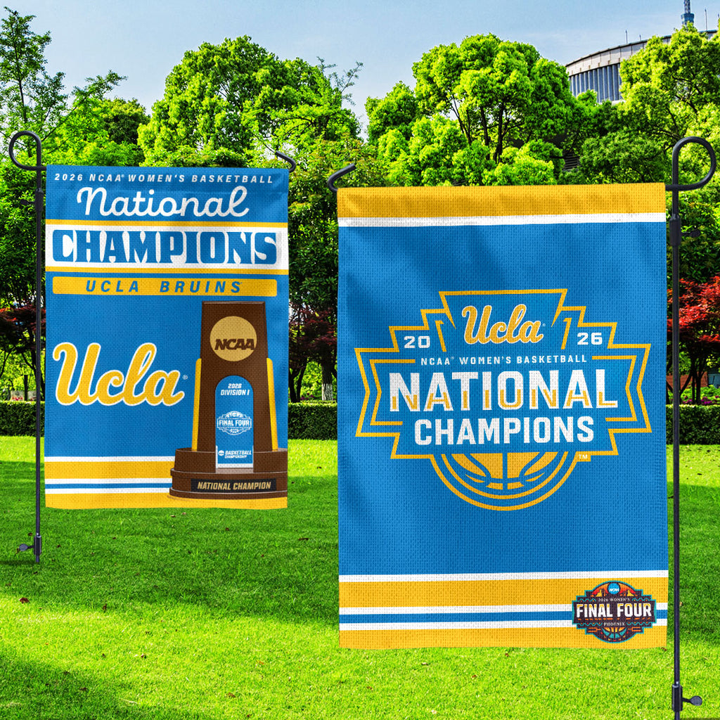 UCLA Bruins 2026 Women's Basketball National Champions Double-side Garden Flag – HOATT17219