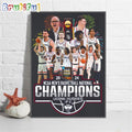 UConn Huskies 2024 NCAA Men’s Basketball National Champions Final Four Poster Canvas, UConn Huskies Final Four Poster