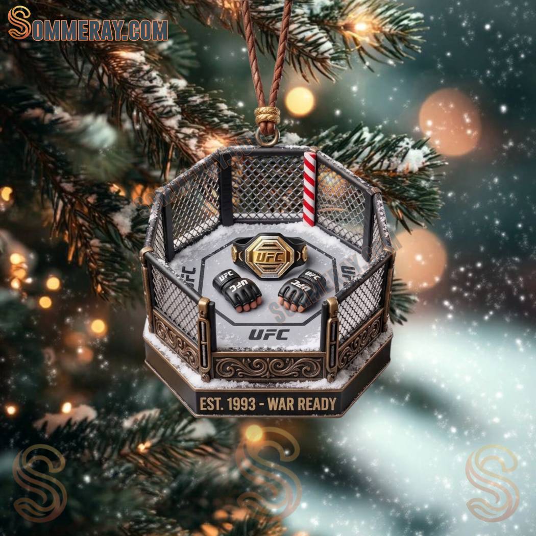 UFC Championship Octagon Ornament