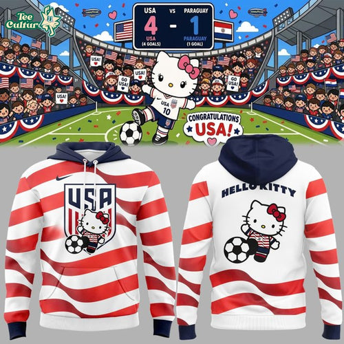 US Soccer x Hello Kitty World Cup 2026 Special Edition Home Hoodie