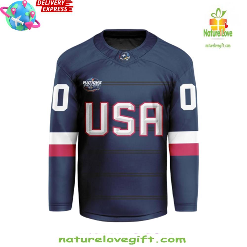 USA Hockey Jersey 2026 4 Nation Face Off Ice Hockey