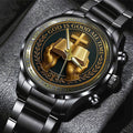 Christian Black Stainless Steel Watch – TMTHU680