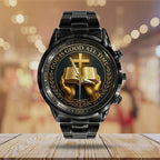 Christian Black Stainless Steel Watch – TMTHU680