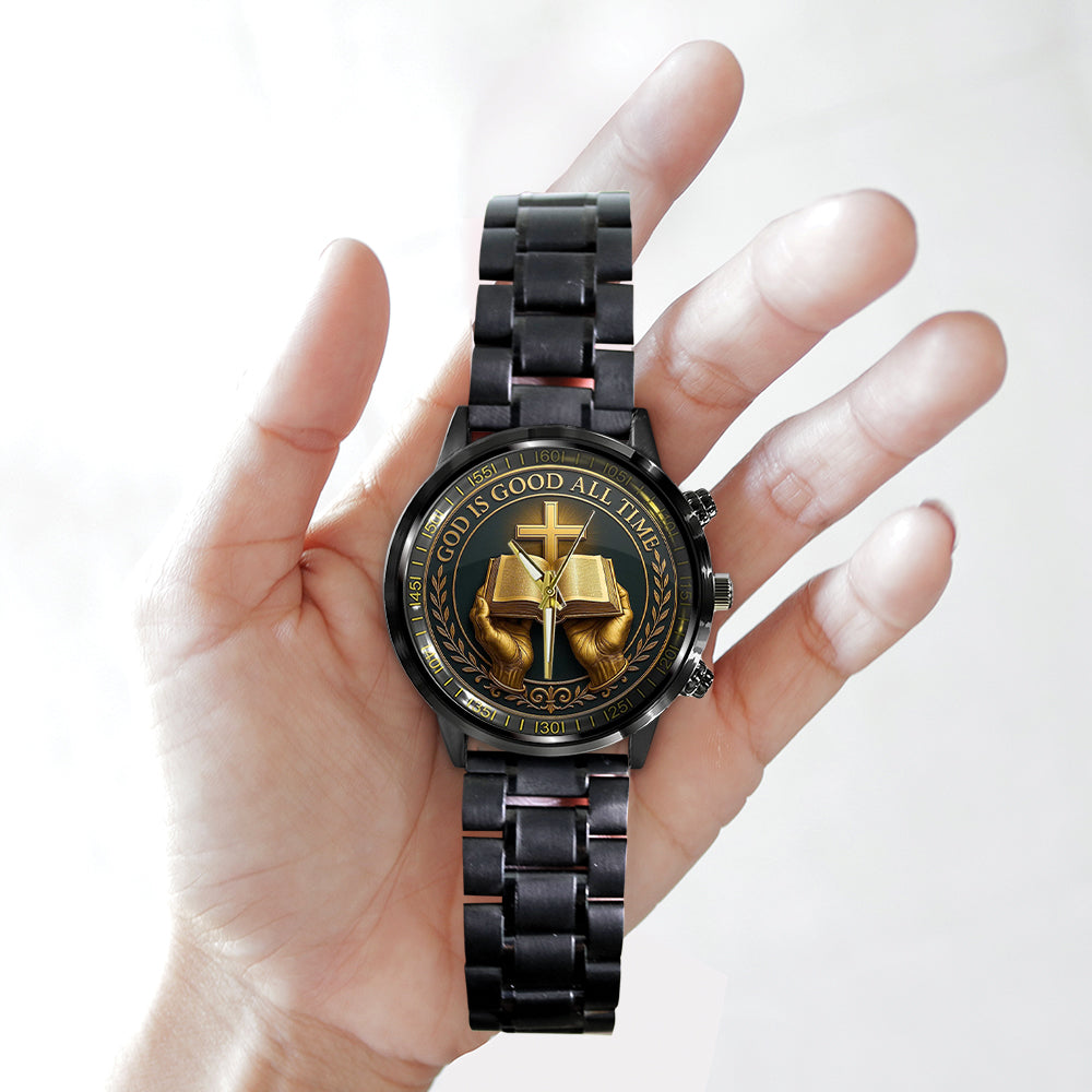 Christian Black Stainless Steel Watch – TMTHU680