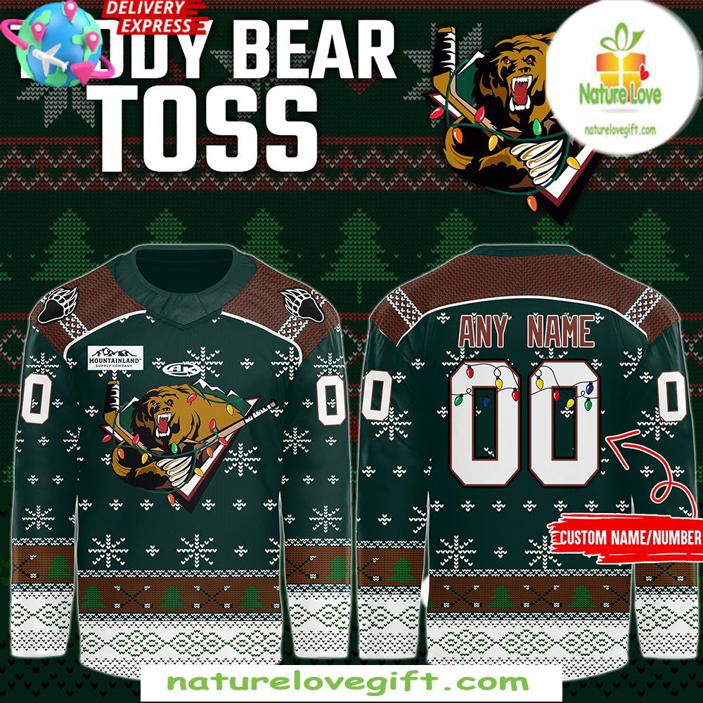 Utah Grizzlies 2026 Teddy Bear Toss Hockey Jersey