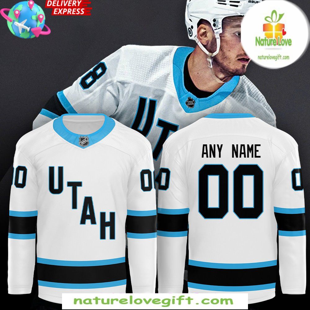 Utah Hockey Club 2026 White Jersey NHL Hockey Fan Apparel