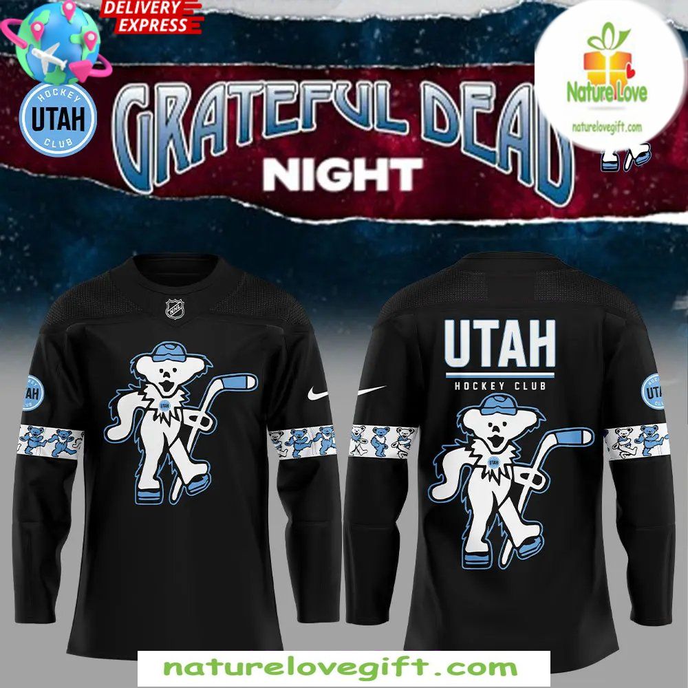 Utah Hockey Club Grateful Dead Jersey Hockey Night Edition