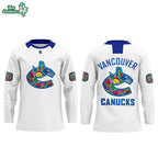 V Canucks x ROBBIE G.K. Pride Night 2026 Combo Hockey Jersey