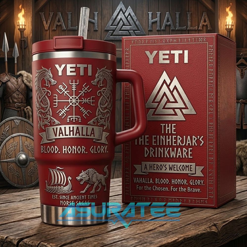 Valhalla The Einherjar’s Drinkware Limited Edition YETI Tumbler