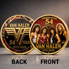 Van Halen 54 Years Anniversary Commemorative Coin – TANTN24546