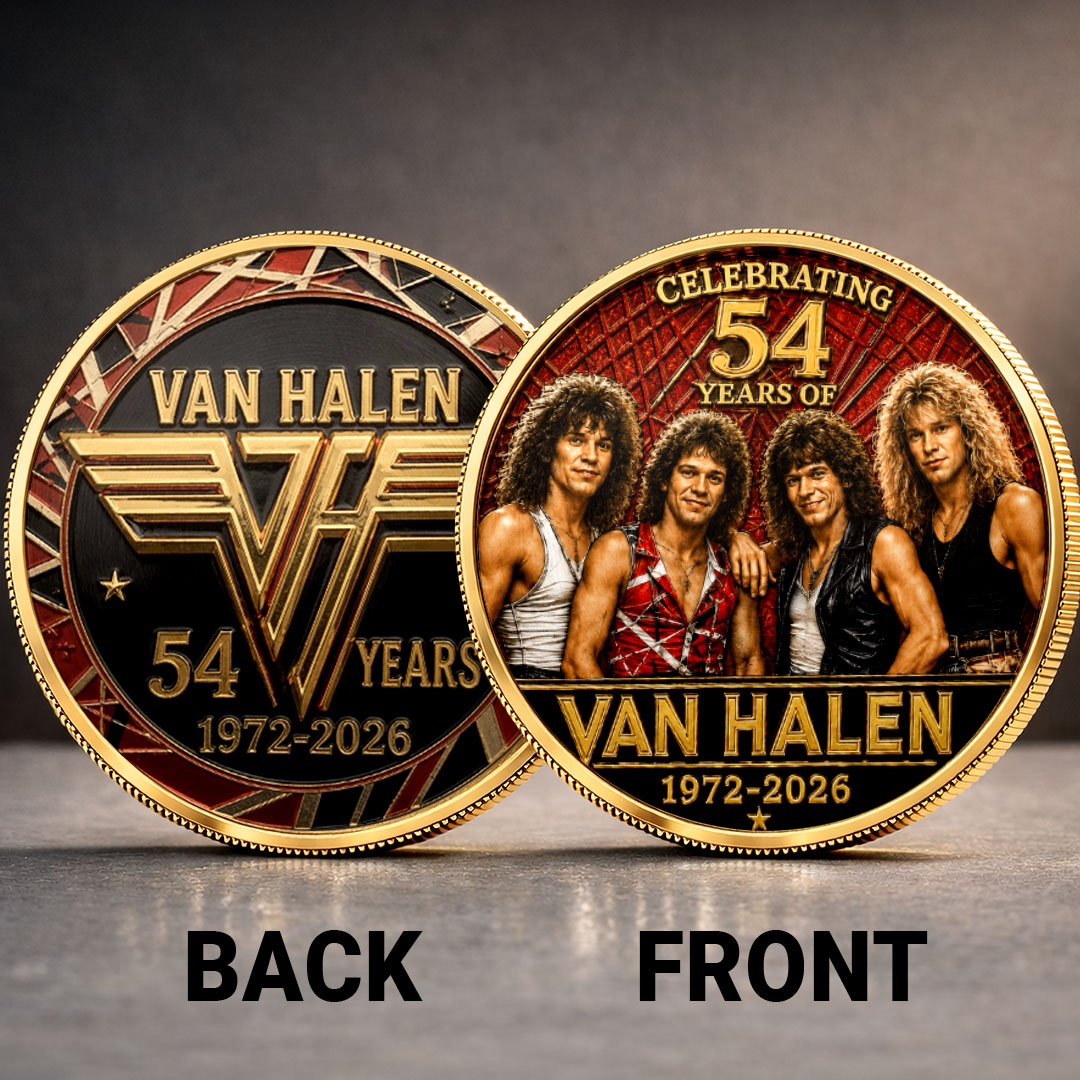 Van Halen 54 Years Anniversary Commemorative Coin – TANTN24546