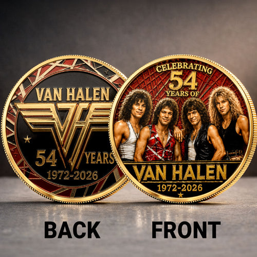 Van Halen 54 Years Anniversary Commemorative Coin – TANTN24546
