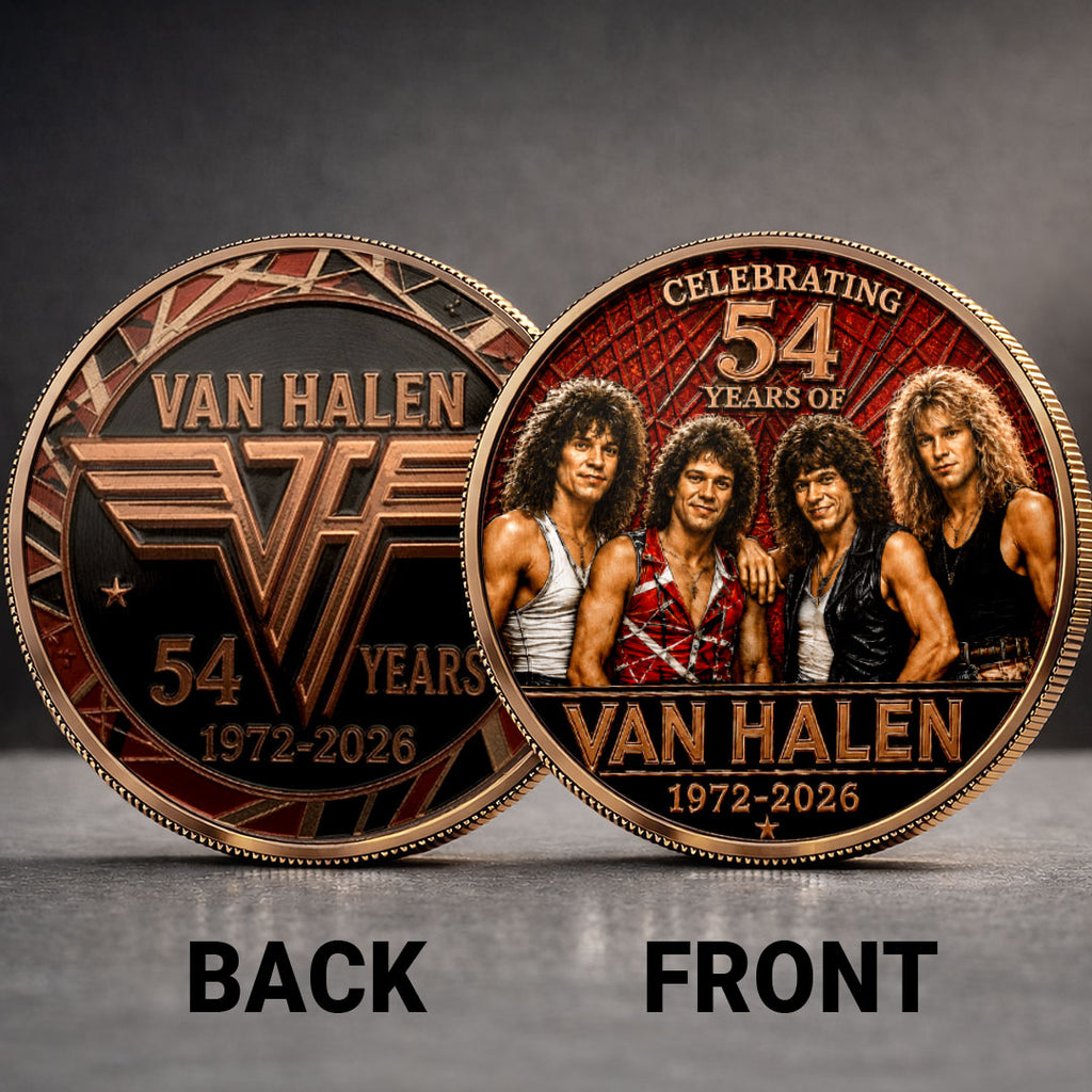 Van Halen 54 Years Anniversary Commemorative Coin – TANTN24546