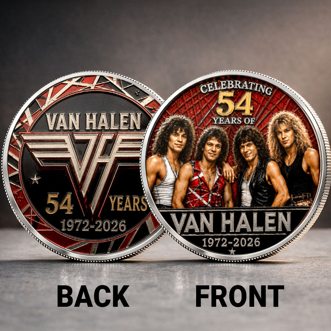 Van Halen 54 Years Anniversary Commemorative Coin – TANTN24546
