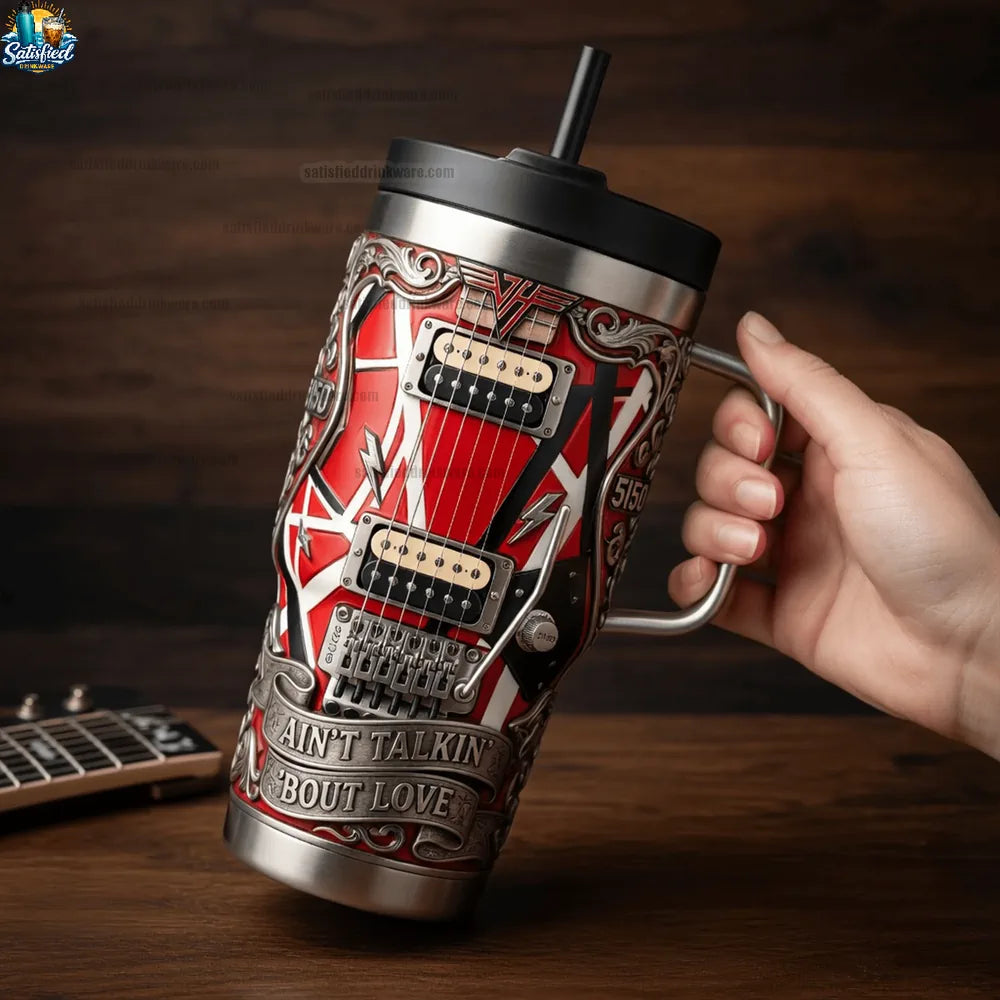 Van Halen Eddie Van Halen Frankenstrat 40oz Insulated Tumbler With Handle