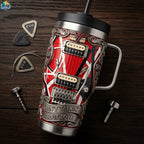 Van Halen Eddie Van Halen Frankenstrat 40oz Insulated Tumbler With Handle