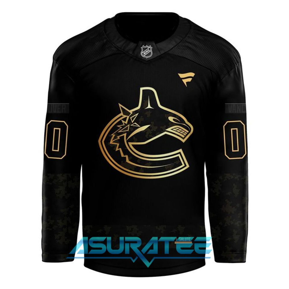 Vancouver Canucks Military Appreciation Night Hockey Jersey 2025