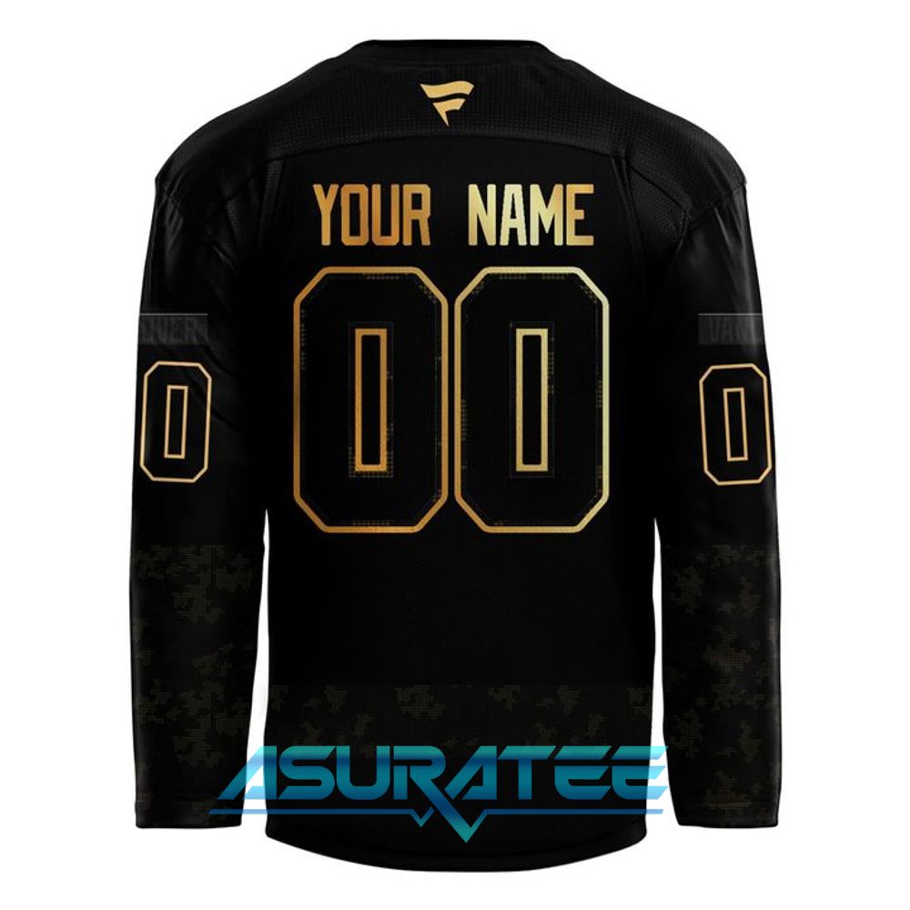 Vancouver Canucks Military Appreciation Night Hockey Jersey 2025