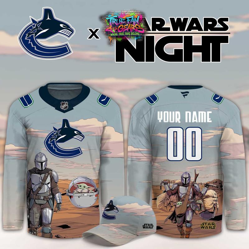 Vancouver Canucks Star Wars Night 2026 Limited Personalized Hockey Jersey