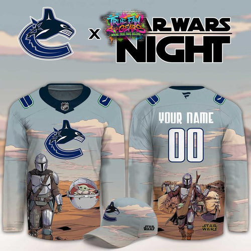 Vancouver Canucks Star Wars Night 2026 Limited Personalized Hockey Jersey