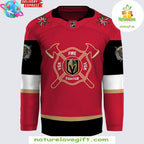 Golden Knights Firefighter Jersey Hockey Appreciation Night