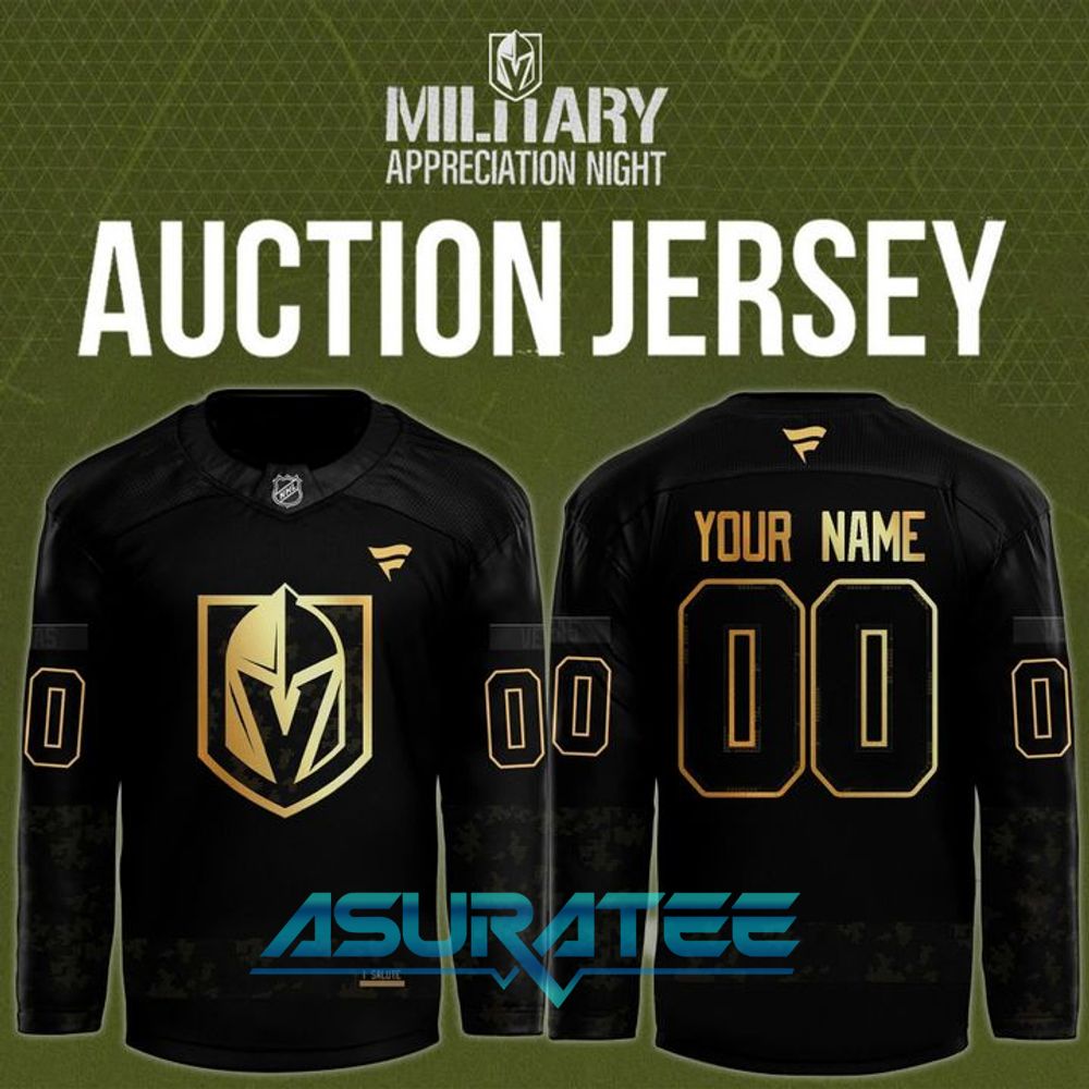 Vegas Golden Knights Military Appreciation Night Hockey Jersey 2025