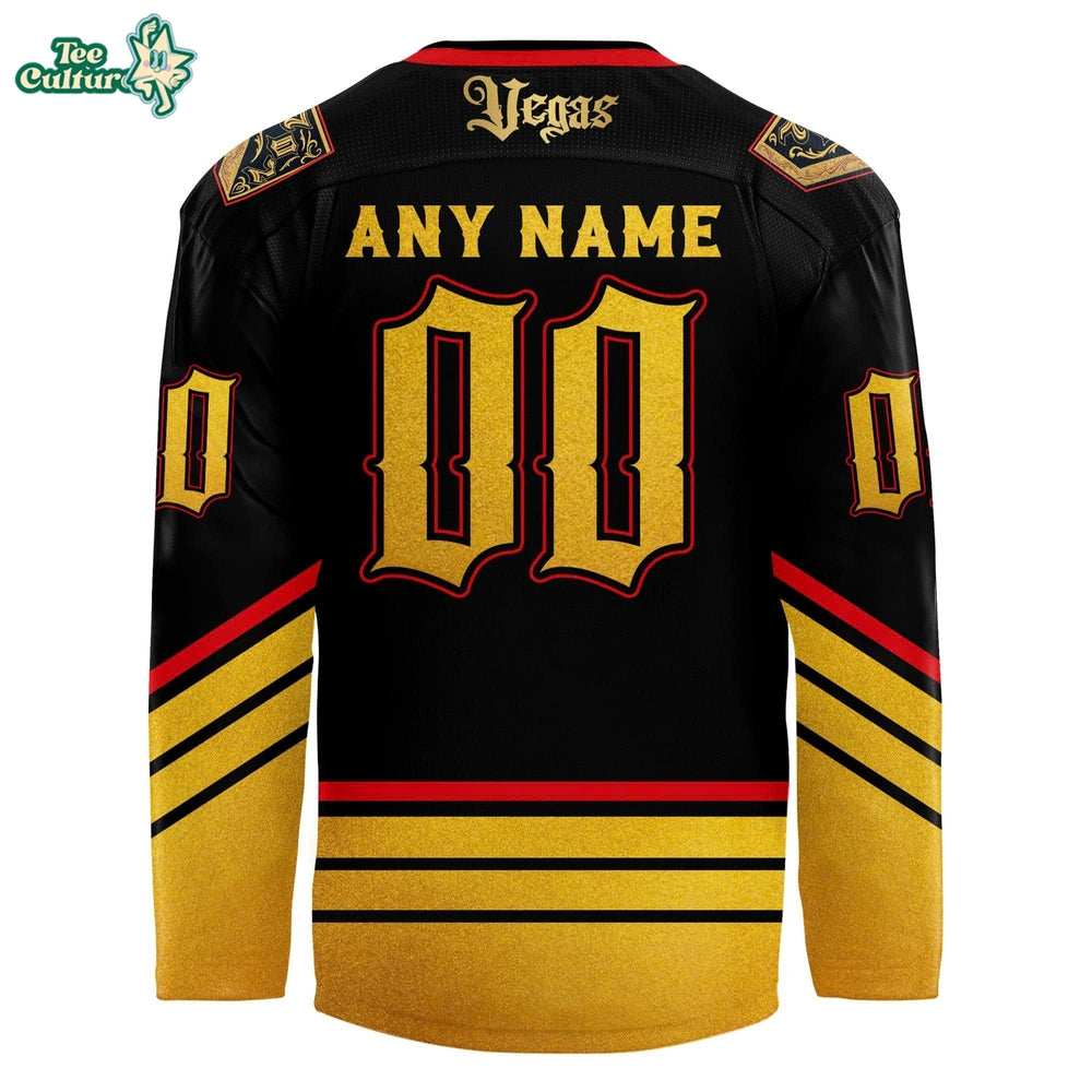 Vegas Golden Knights Sin City 2026 Night Personalized Hockey Jersey