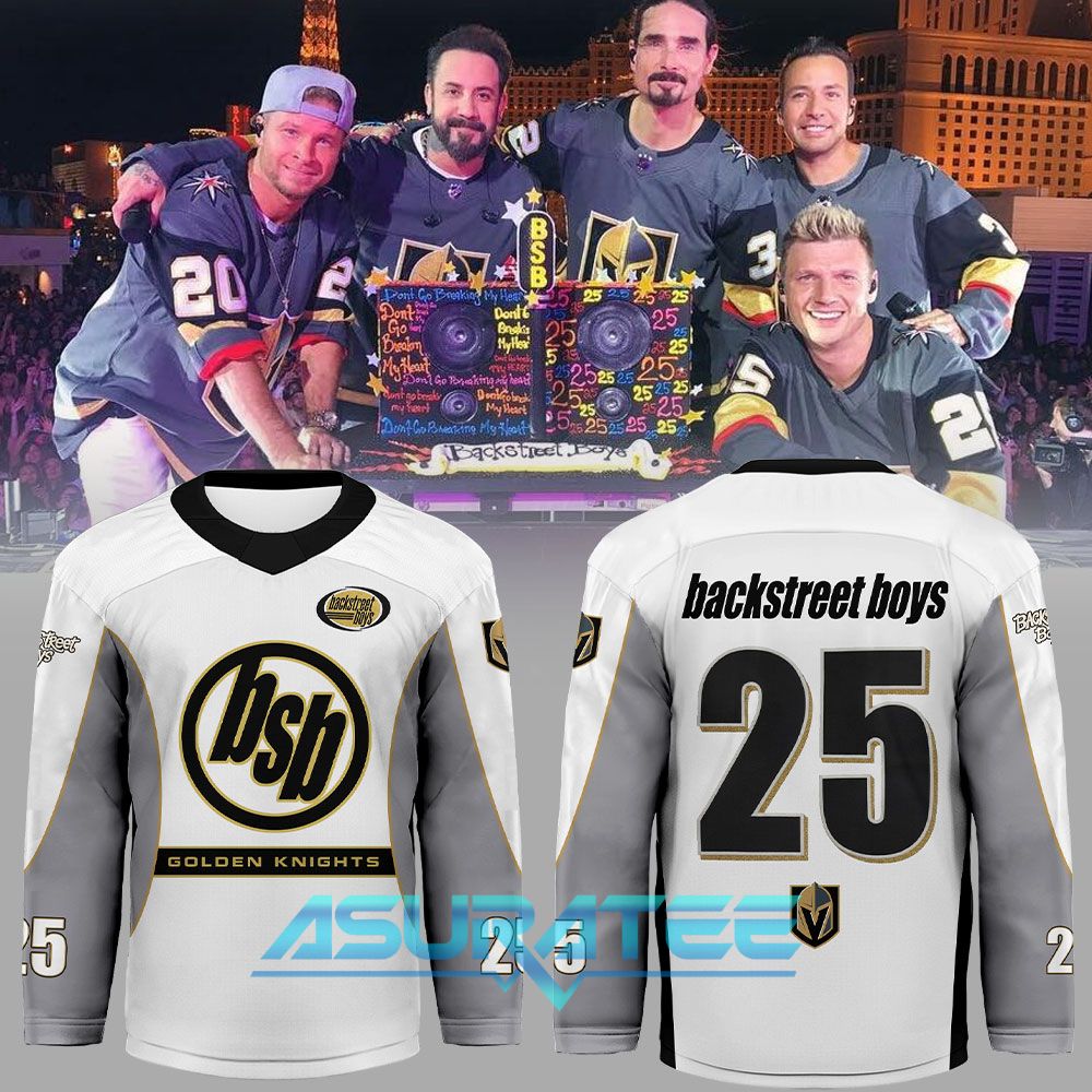 Vegas Golden Knights x Backstreet Boys 2025 Limited Hockey Jersey