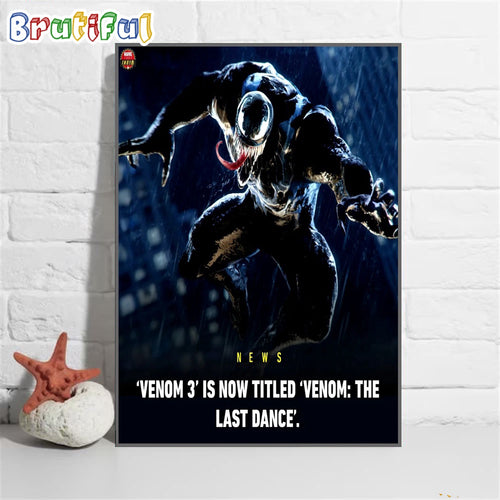 Venom 3 The Last Dance 2024 Wall Art Poster Canvas