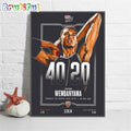 Victor Wembanyama 2024 Topps Now Basketball Wall Art Poster Canvas