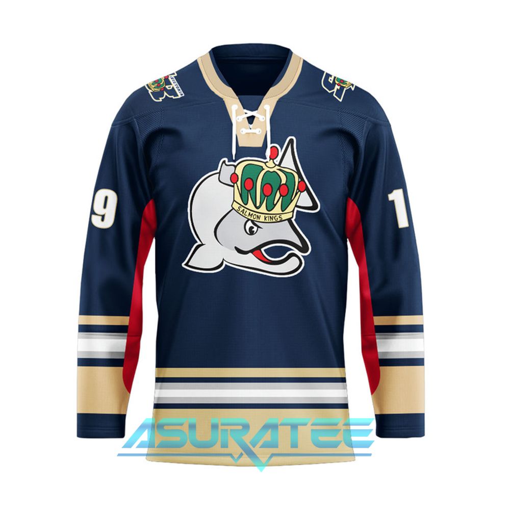 Victoria Royals Throwback Salmon Kings Night 2026 Hockey Jersey