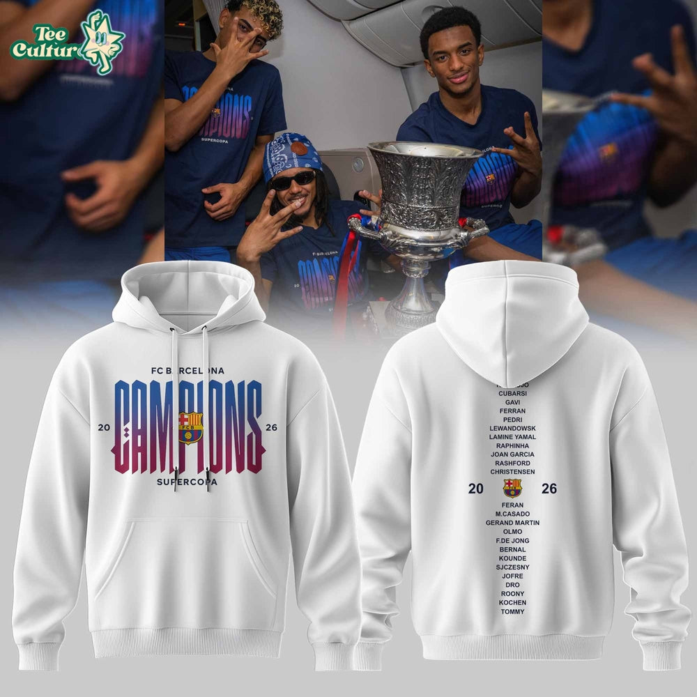 Victory Hoodie Winners Supercup FC Barcelona