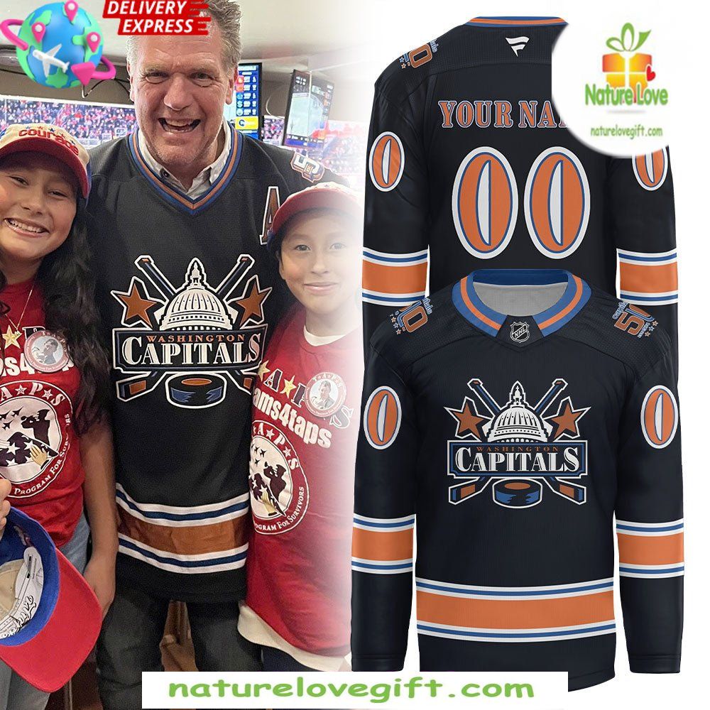 Washington Capitals 50th Anniversary Hockey Jersey NHL Fan Gear