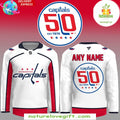 Washington Capitals 50th Anniversary White Hockey Jersey NHL
