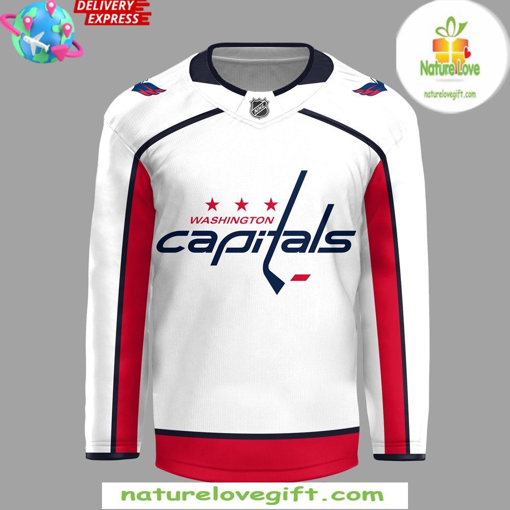 Washington Capitals 50th Anniversary White Hockey Jersey NHL